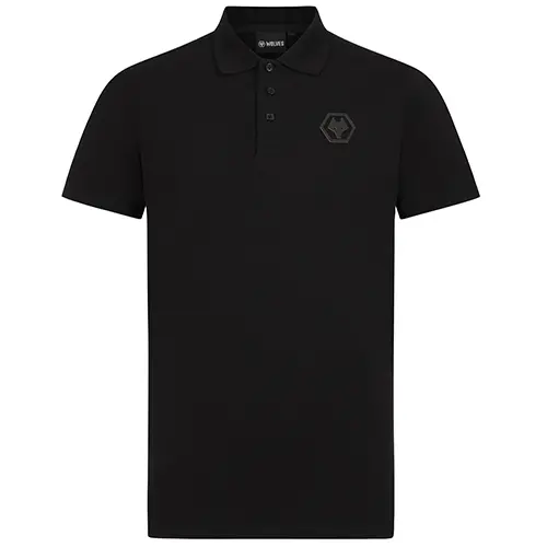 Wolverhampton Wanderers Kits Shop | Blackout Polo – Black Wolves Jerseys and Gear